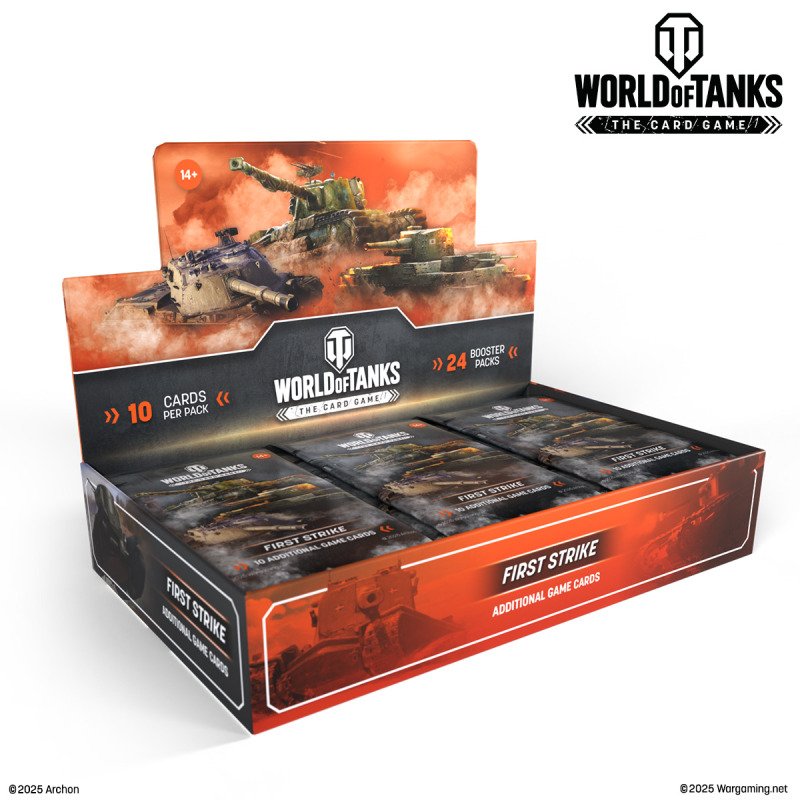 World Of Tanks TCG - First Strike Booster Display / PRE-ORDER