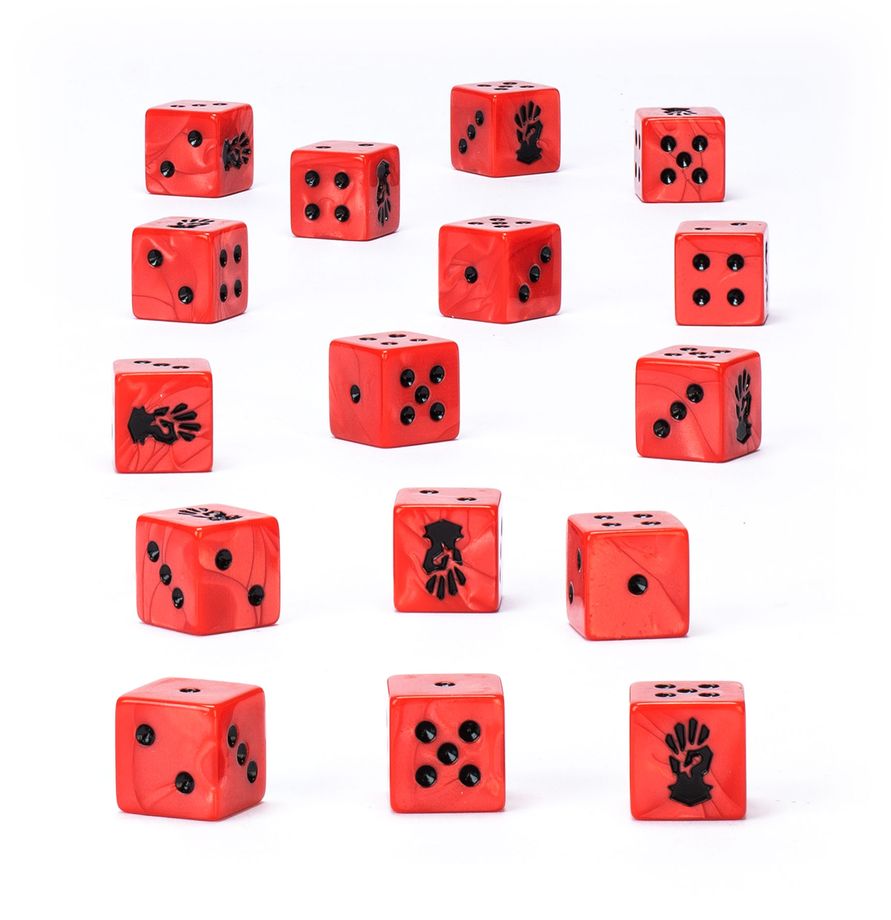 Chaos Space Marines: Red Corsairs Dice / PRE-ORDER
