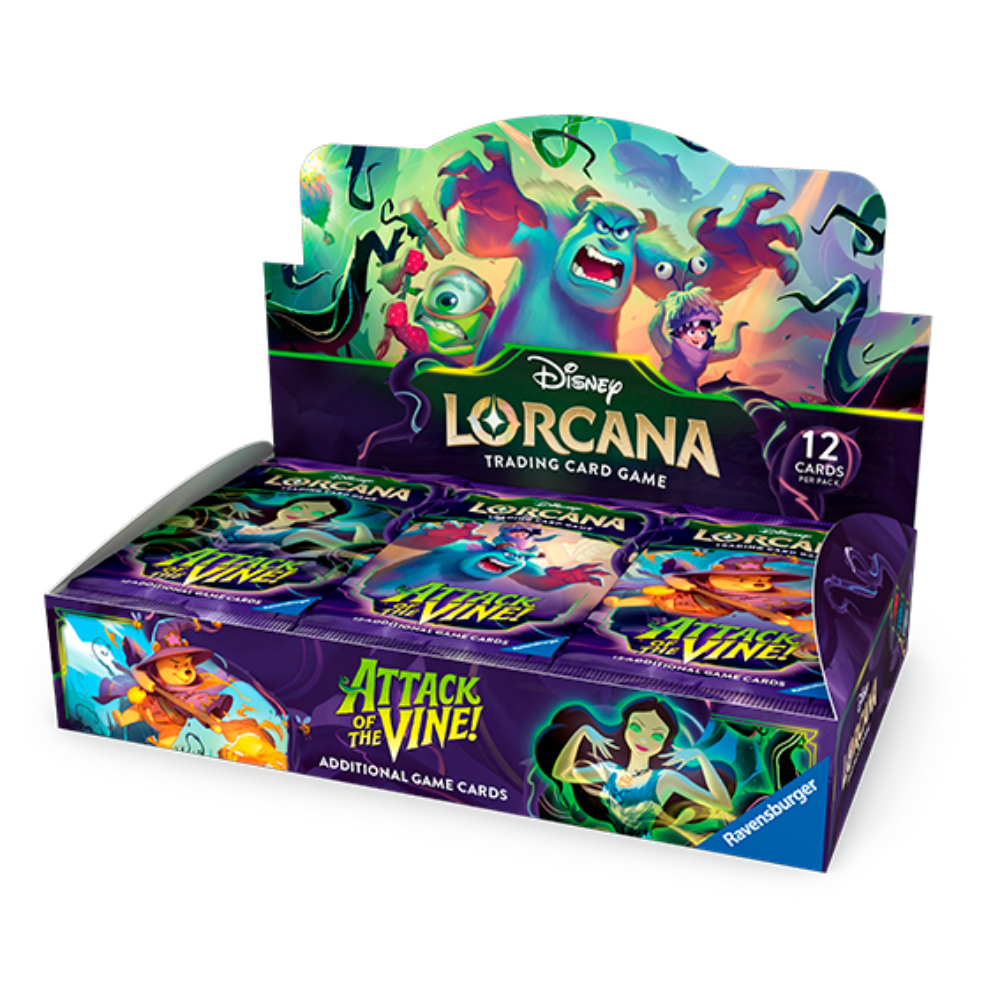 Disney Lorcana - Attack of the Vine!: Booster Display (24 Boosters) / PRE-ORDER