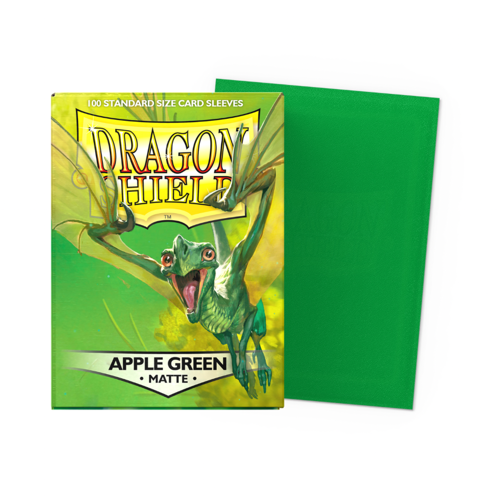 Dragon Shield - Standard Sleeves Matte (100 Sleeves) Apple Green