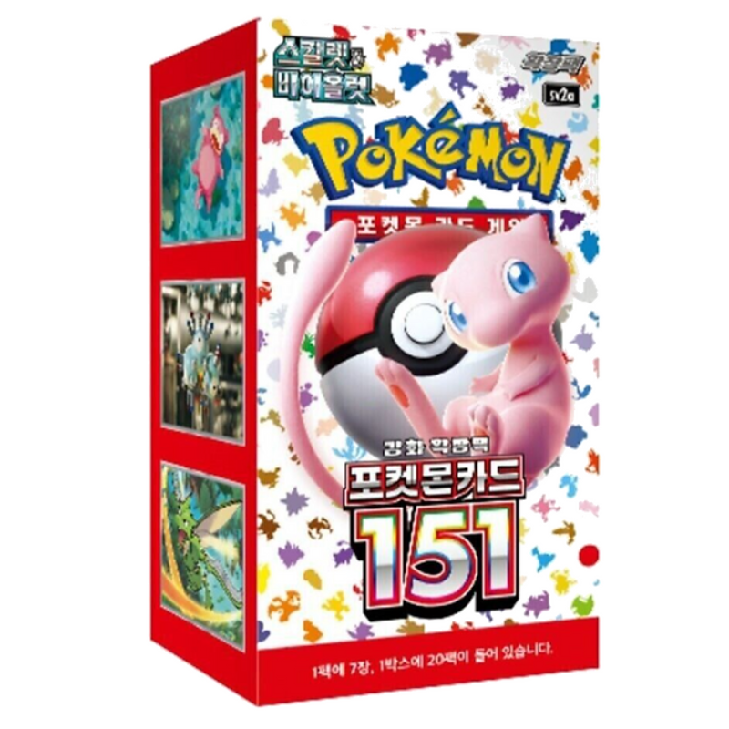 Pokémon Tcg - Pokémon 151 sv2A Booster Box (20) - Korean