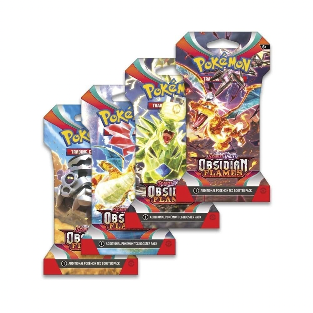 Pokemon TCG - Scarlet & Violet 3: Obsidian Flames Sleeved Booster Pack