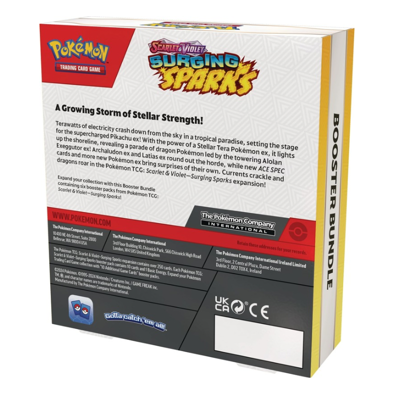 Pokemon TCG: Scarlet & Violet: Surging Sparks Booster Bundle - Pokémon Center Version
