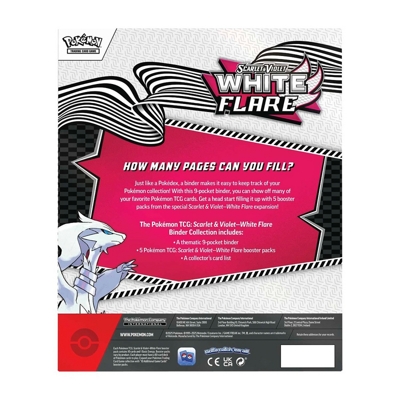 Pokemon TCG: Scarlet & Violet 10.5 - White Flare Binder Collection