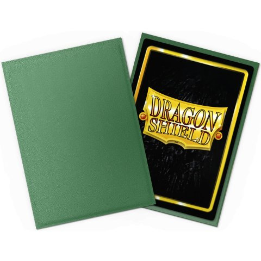 Dragon Shield - Non-Glare Standard Size Sleeves - Matte Forest Green (100 Sleeves)