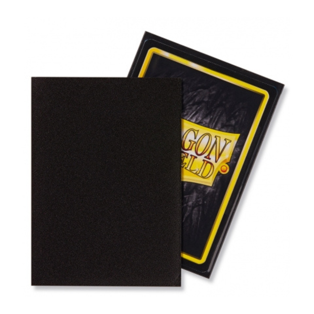 Dragon Shield - Standard Sleeves Matte Black (100 Sleeves)