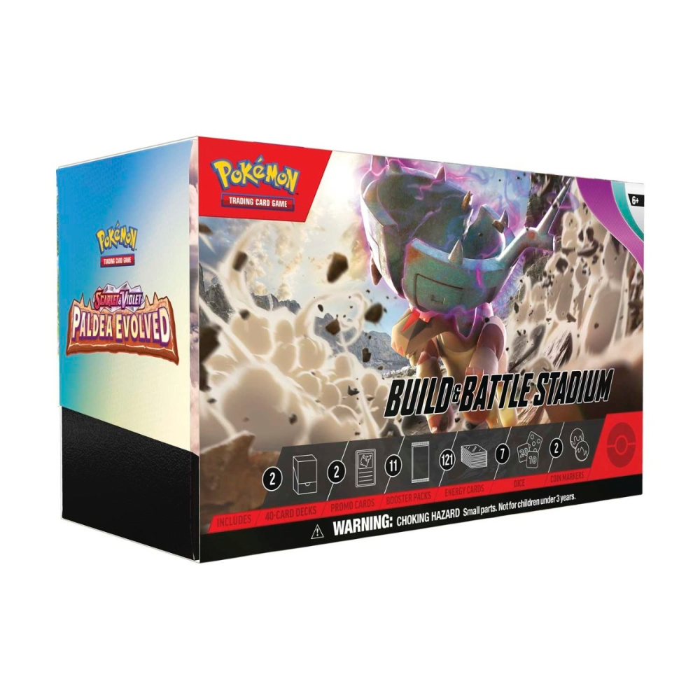 Pokemon TCG - Scarlet & Violet: Paldea Evolved Build & Battle Stadium Pelienmaa Pokemon TCG - Scarlet & Violet: Paldea Evolved Build & Battle Stadium Pelienmaa
