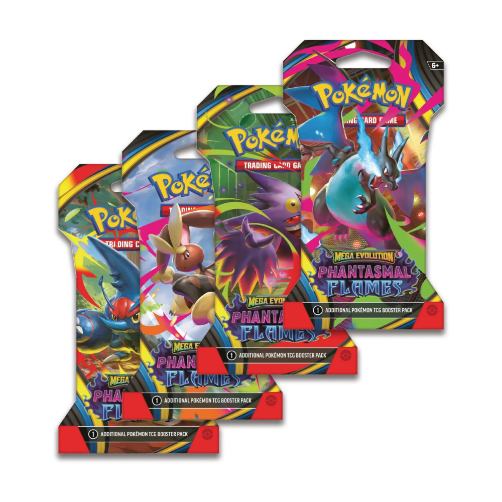 Pokemon TCG: Phantasmal Flames - Sleeved Booster Pack