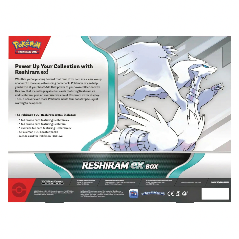 Pokemon TCG: Reshiram ex Box