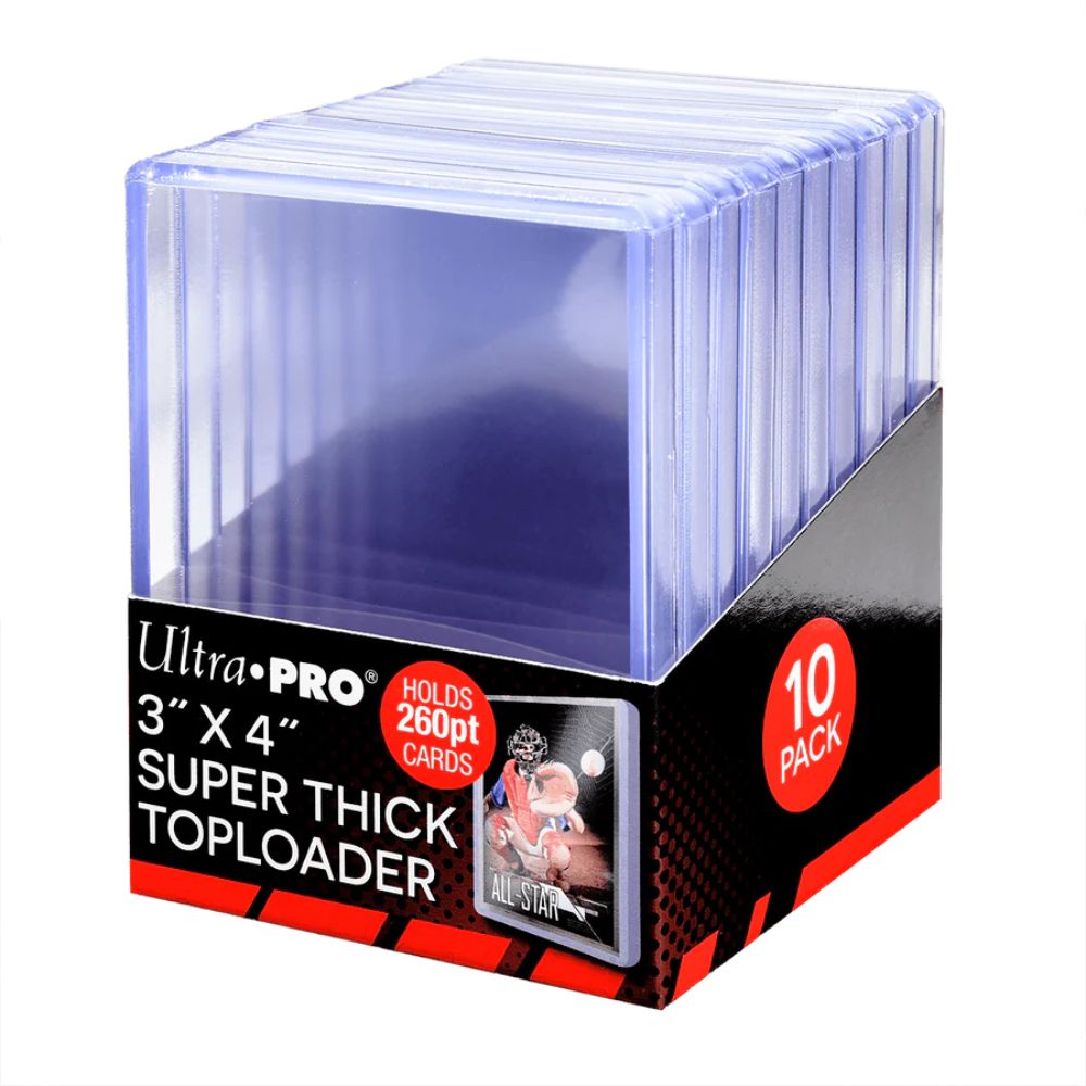 Ultra Pro - 3" x 4" Super Thick 260pt Toploader (10 Pieces)
