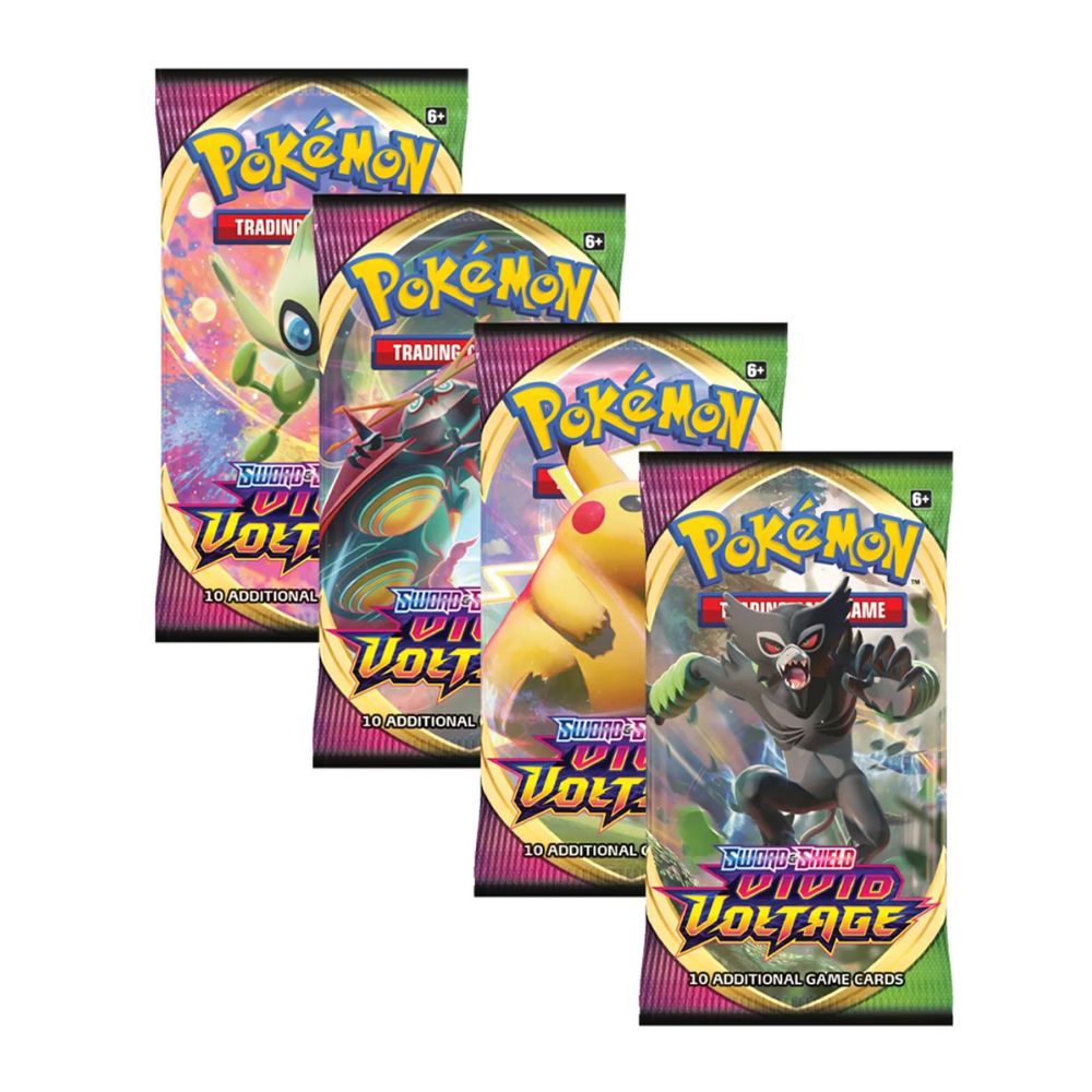Pokemon TCG: Sword & Shield Vivid Voltage Booster Pack Pelienmaa Pokemon TCG: Sword & Shield Vivid Voltage Booster Pack Pelienmaa