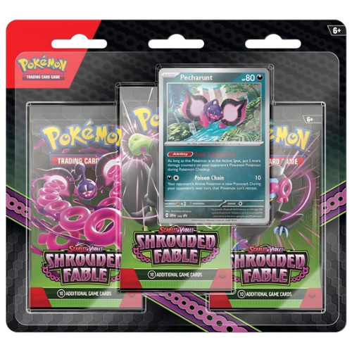 Pokémon TCG: Scarlet & Violet - Shrouded Fable 3-Pack Blister / Pecharunt