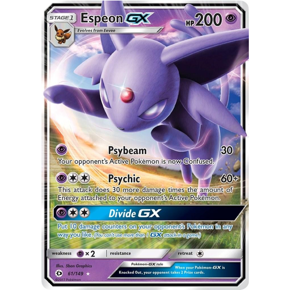 Espeon GX 61/149 - Sun & Moon