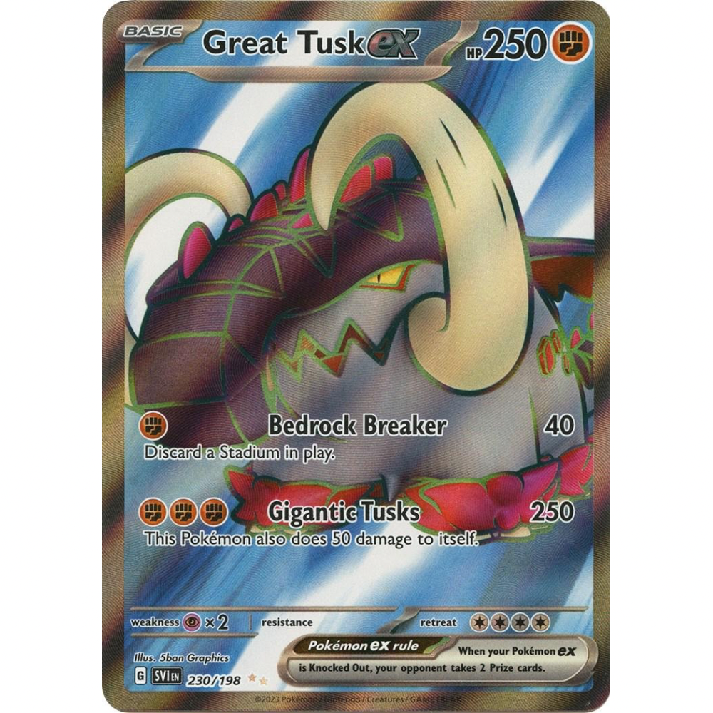 Great Tusk ex 230/198 - Scarlet & Violet