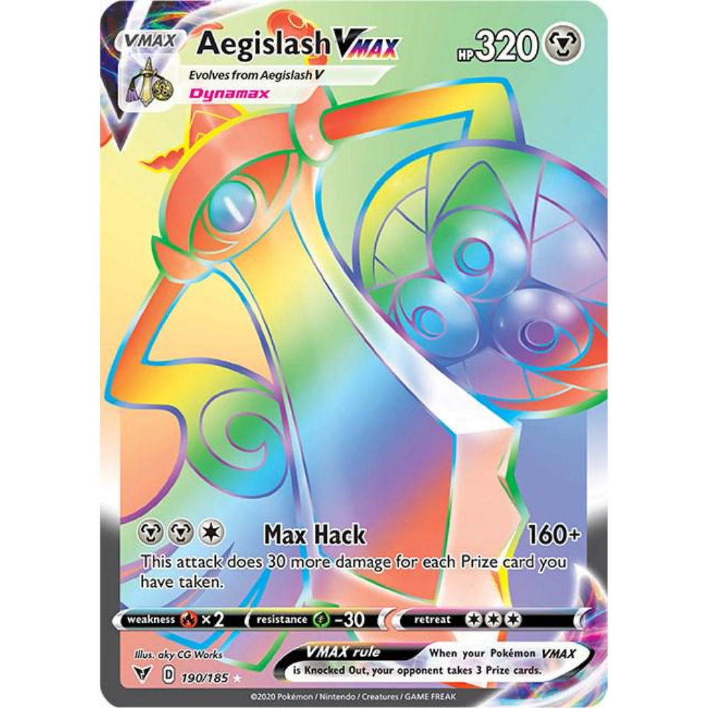 Aegislash VMAX 190/185 - Vivid Voltage
