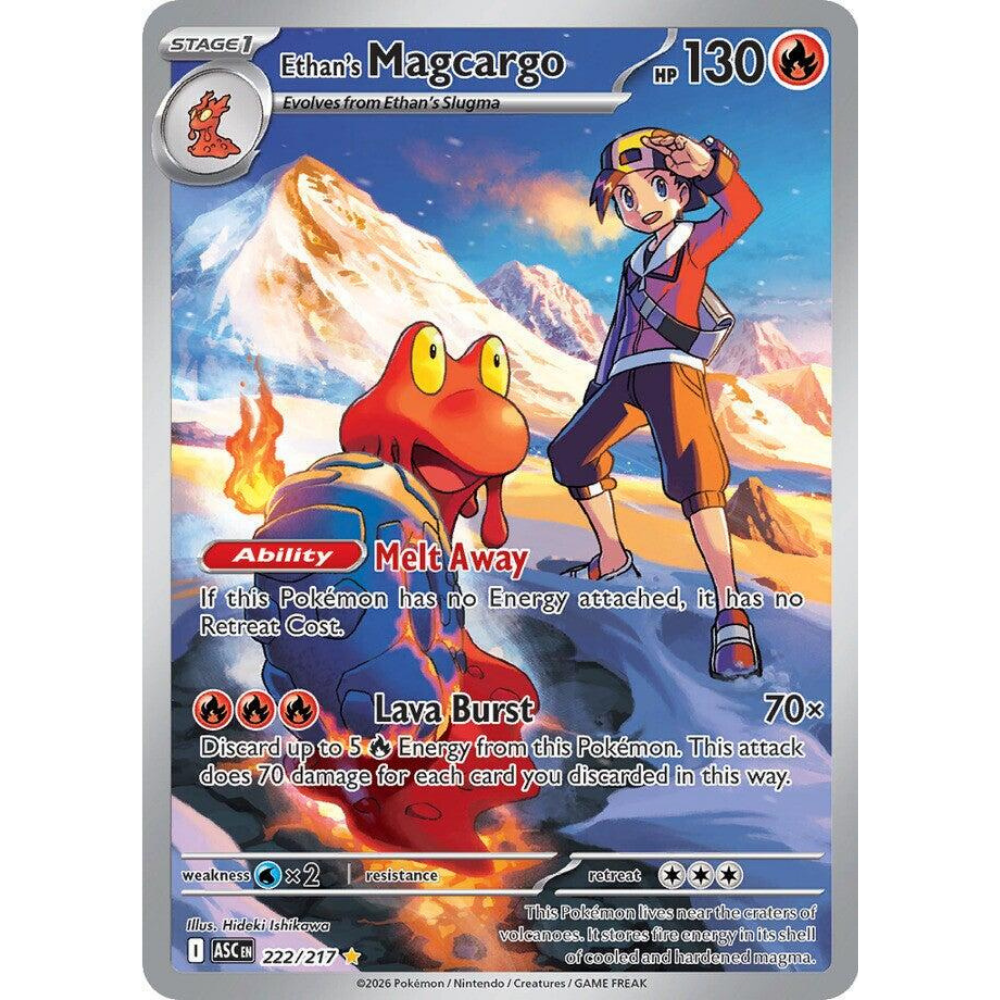 Ethan's Magcargo 222/217 - Ascended Heroes