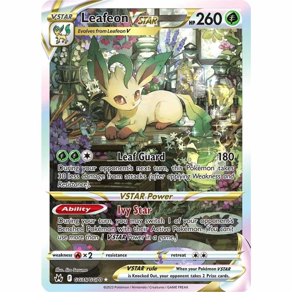 Leafeon VSTAR GG35/GG70 - Crown Zenith