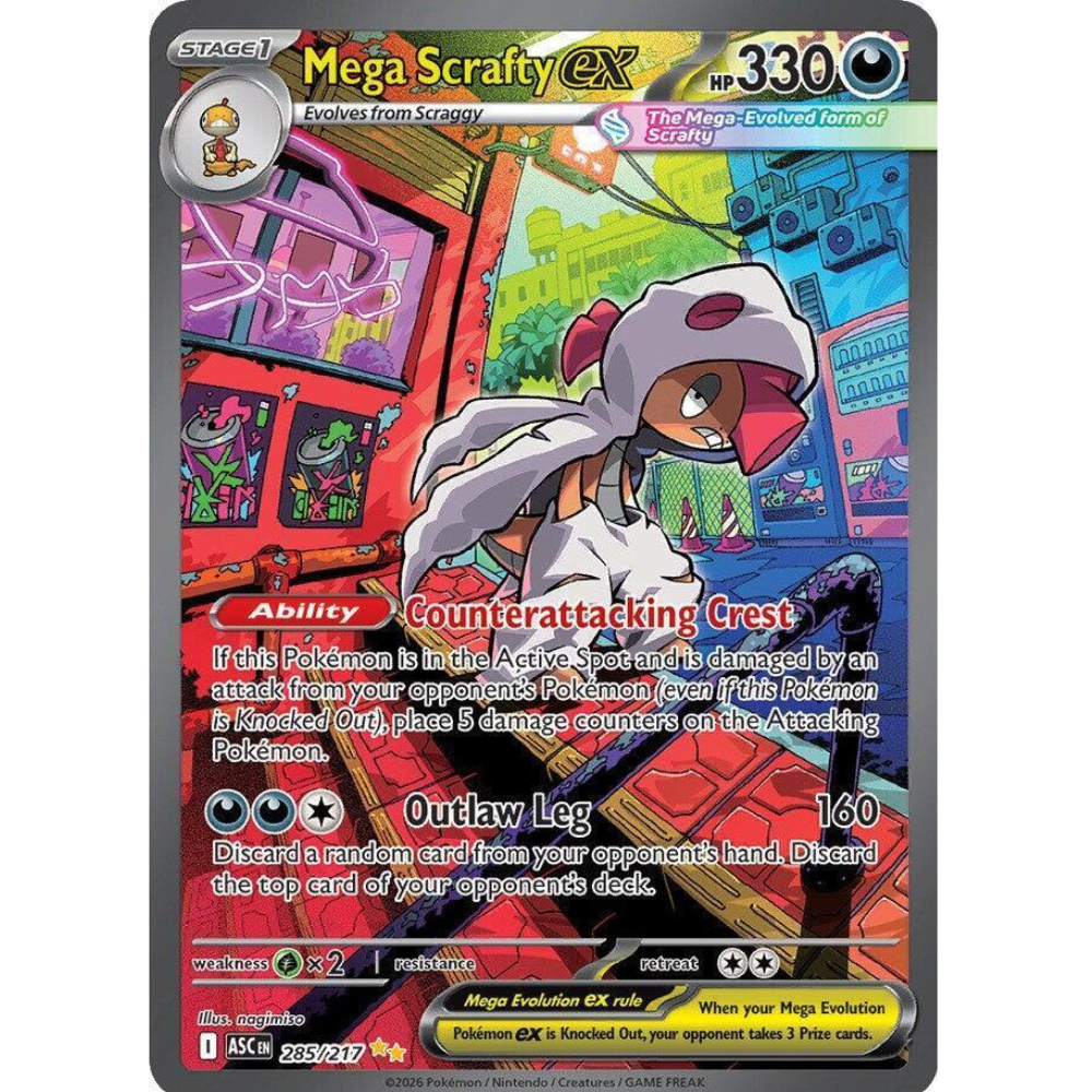 Mega Scrafty ex 285/217 - Ascended Heroes