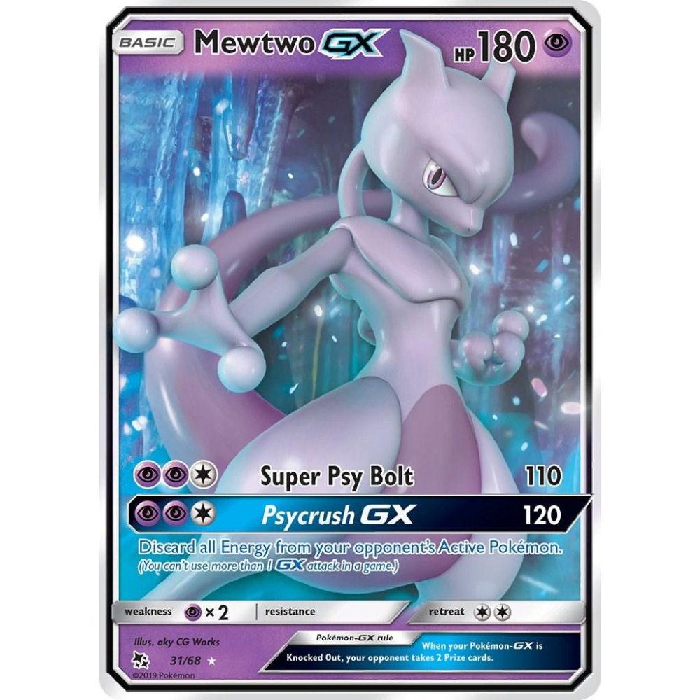 Mewtwo GX 31/68 - Hidden Fates