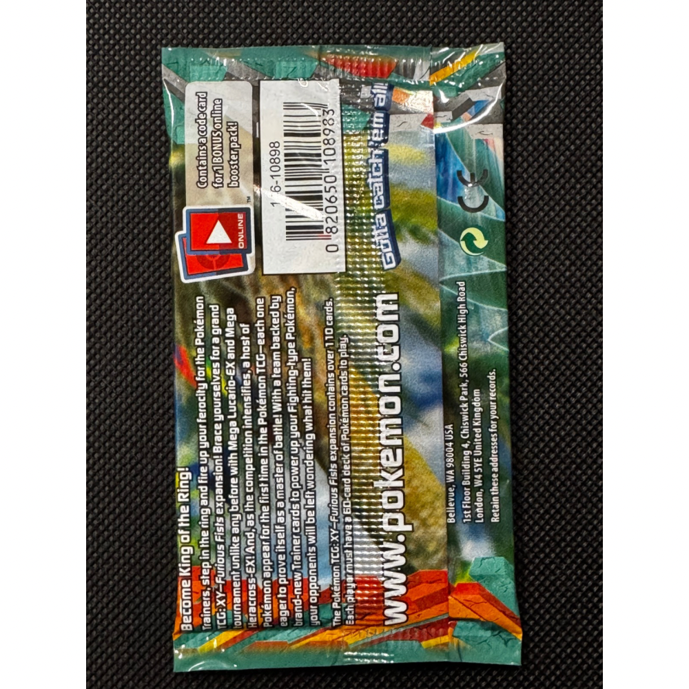 Pokémon TCG: XY - Furious Fists Booster Pack