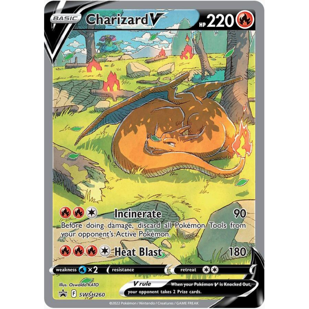 Charizard V SWSH 260 - SWSH Black Star Promos