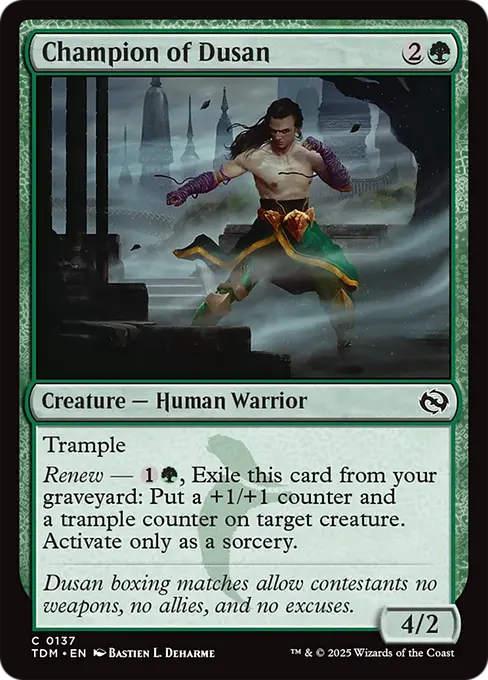 Champion of Dusan - Tarkir: Dragonstorm