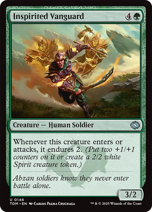 Inspirited Vanguard - Tarkir: Dragonstorm