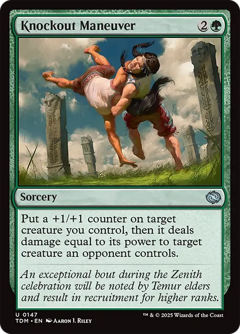 Knockout Maneuver - Tarkir: Dragonstorm