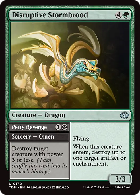Disruptive Stormbrood // Petty Revenge - Tarkir: Dragonstorm