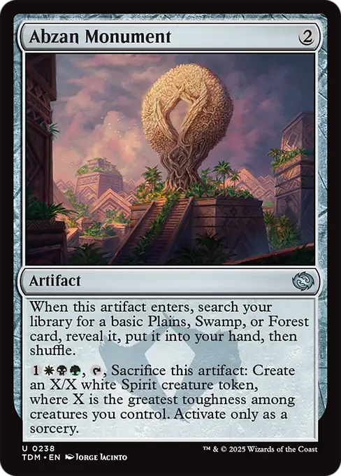 Abzan Monument - Tarkir: Dragonstorm