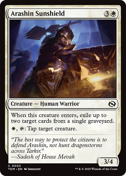 Arashin Sunshield - Tarkir: Dragonstorm