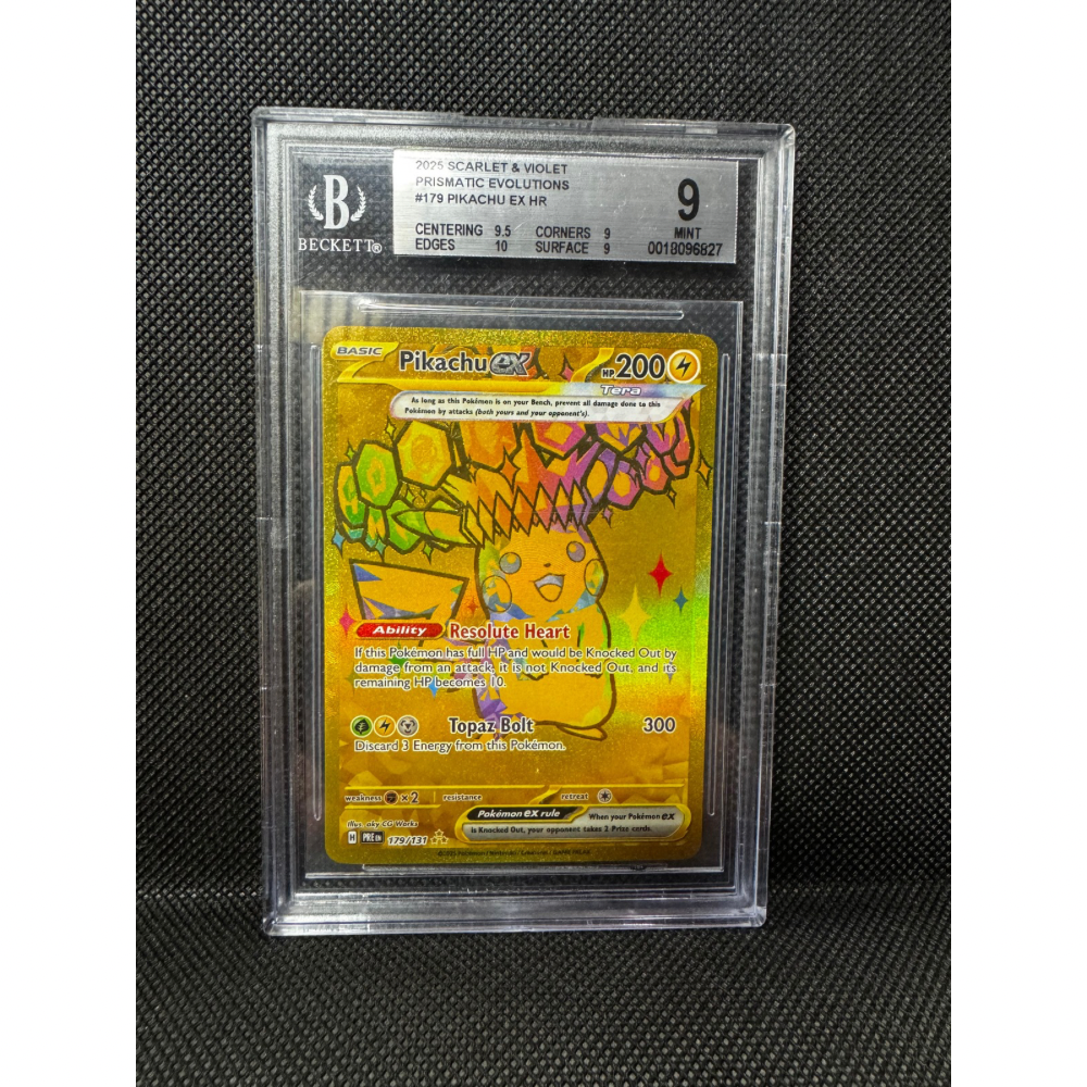 Pikachu ex 179/131 - Prismatic Evolutions / BGS 9