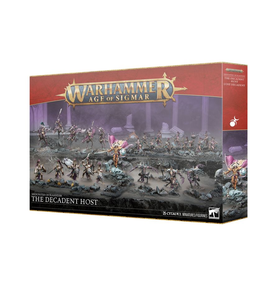 Hedonites of Slaanesh: Battleforce – The Decadent Host / PRE-ORDER