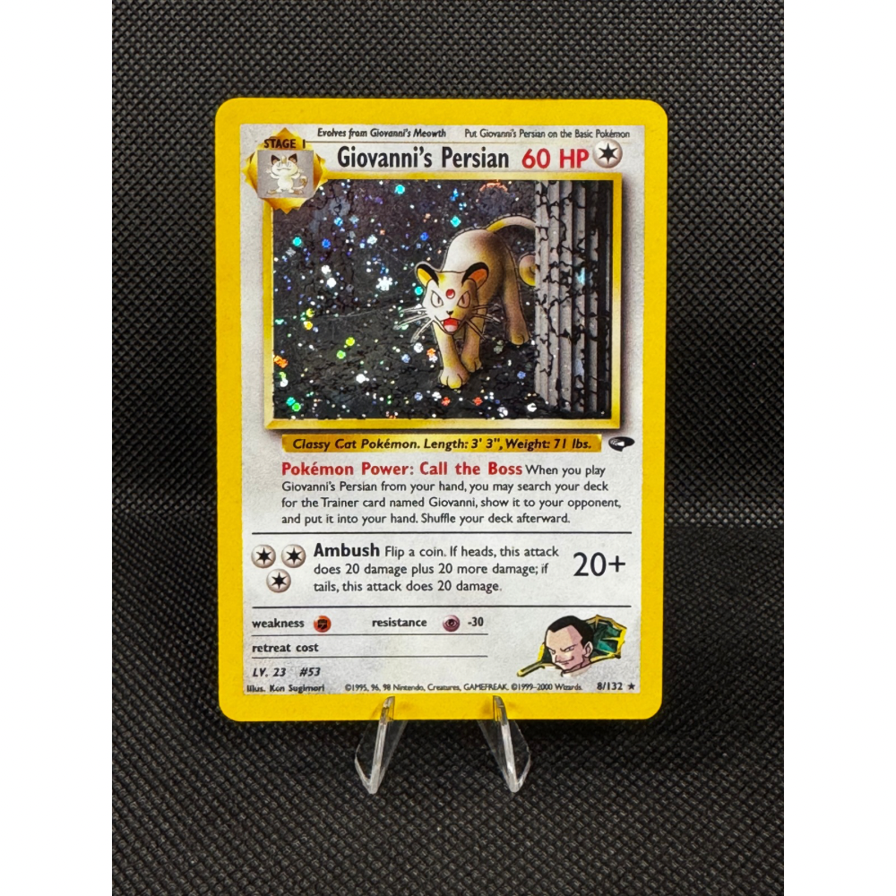 Giovanni's Persian 8/132 - Gym Challenge / Holo