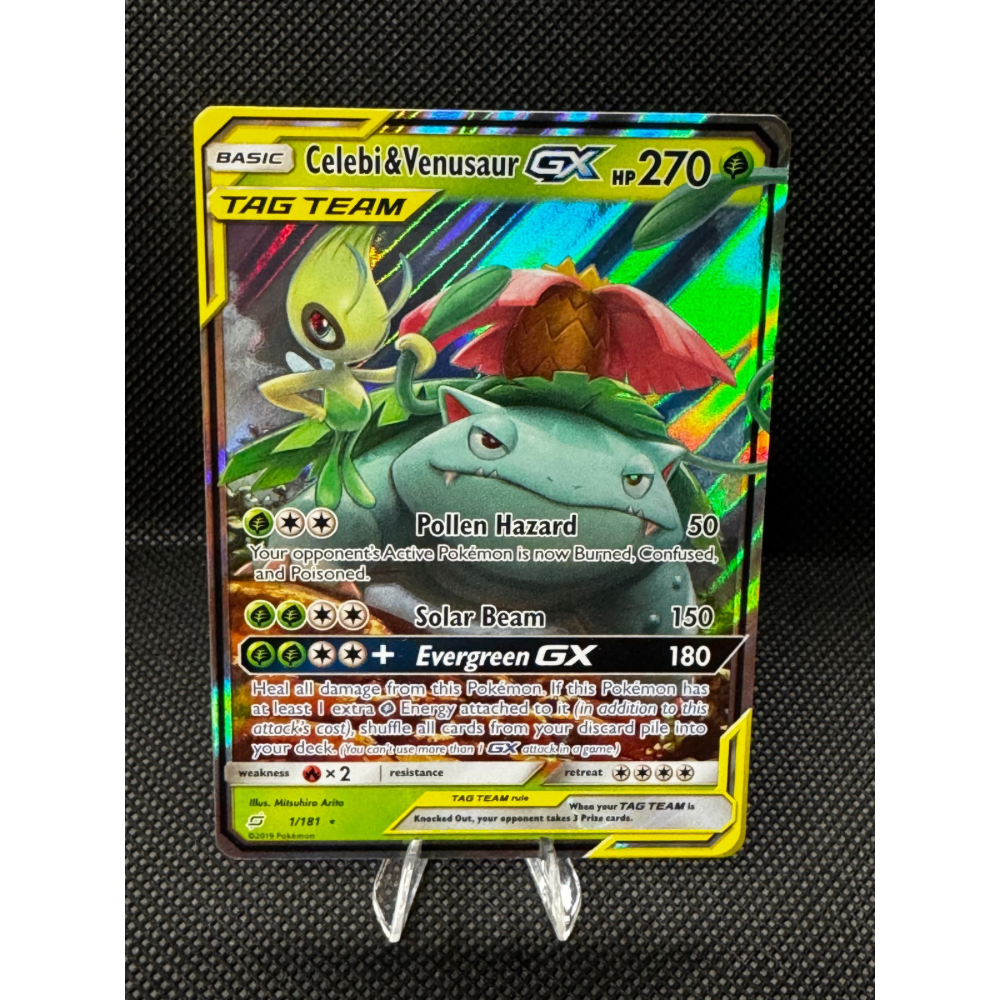 Celebi & Venusaur GX 1/181 - Team Up