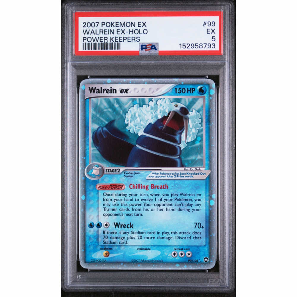 Walrein ex 99/108 - EX Power Keepers / PSA 5