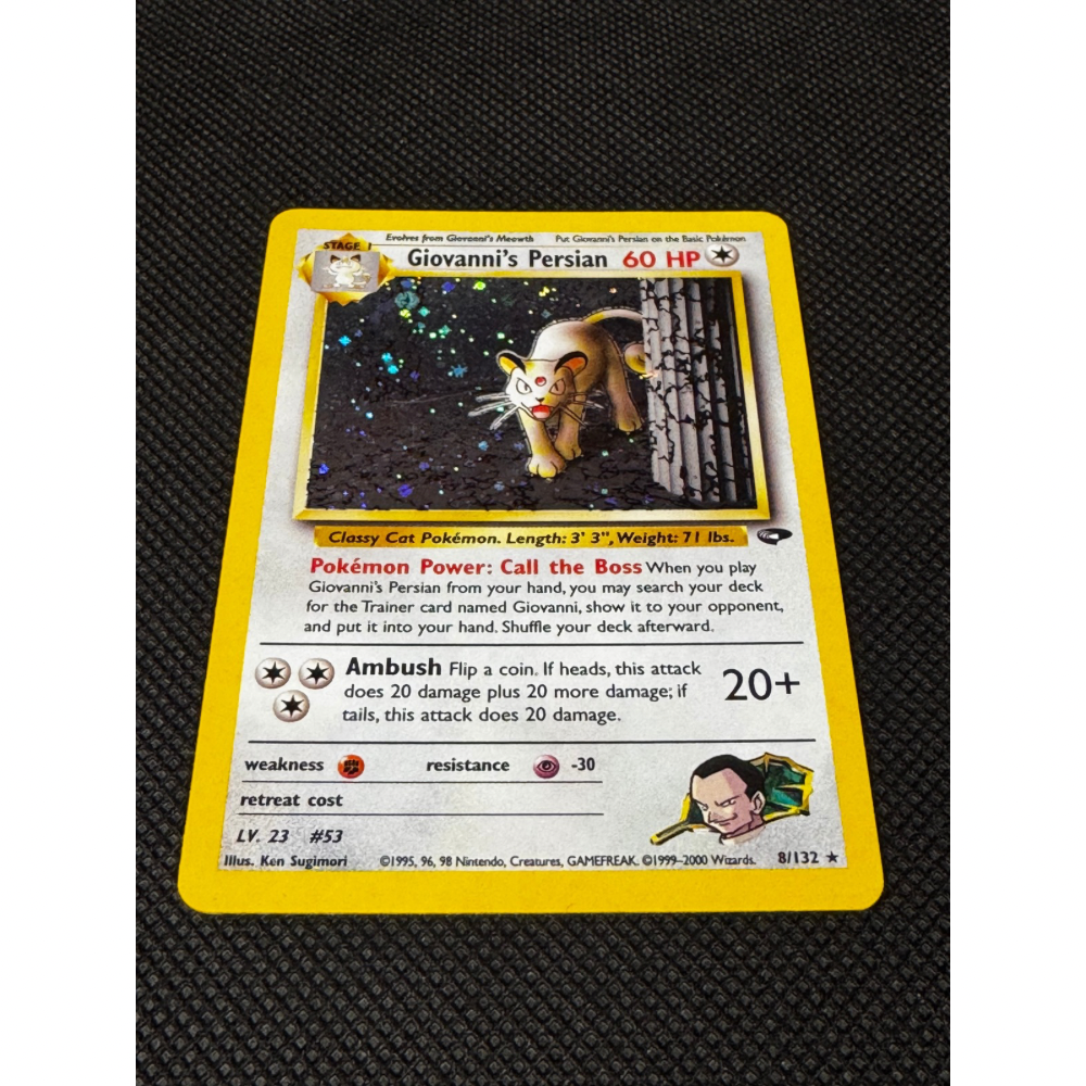 Giovanni's Persian 8/132 - Gym Challenge / Holo