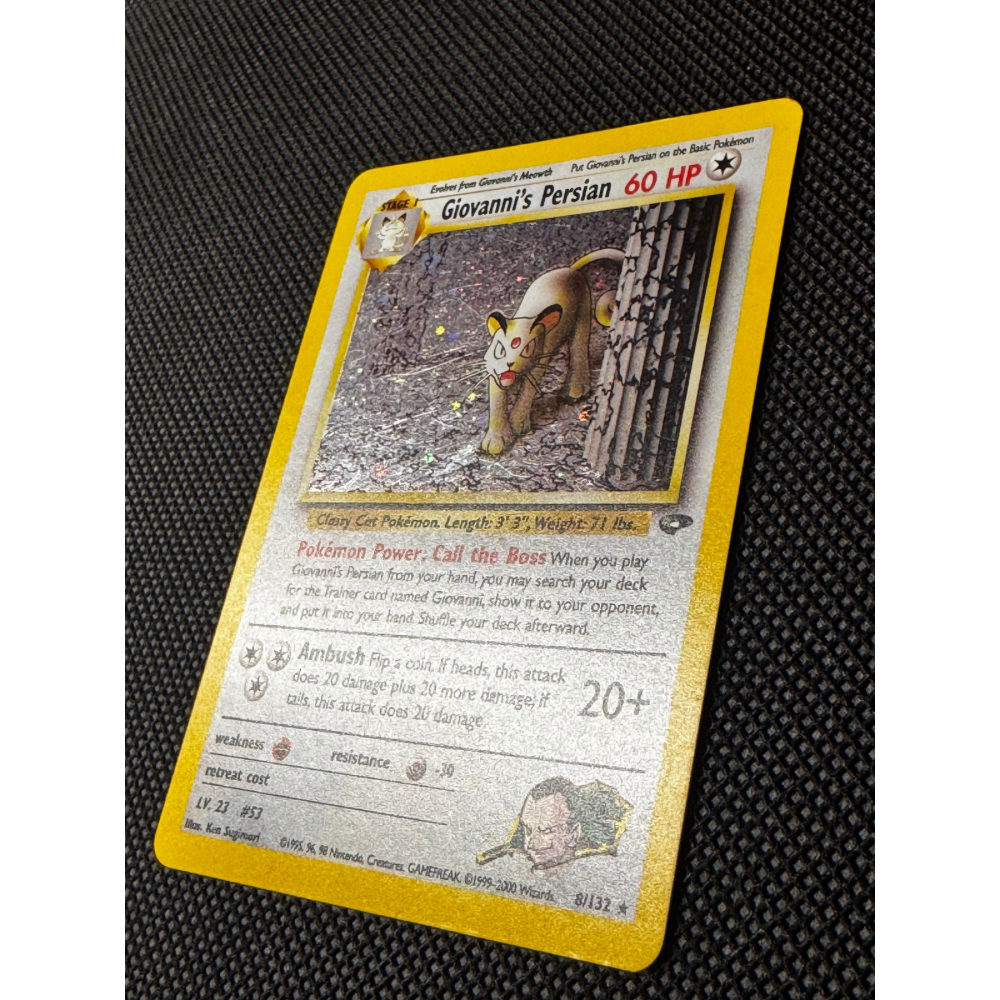 Giovanni's Persian 8/132 - Gym Challenge / Holo