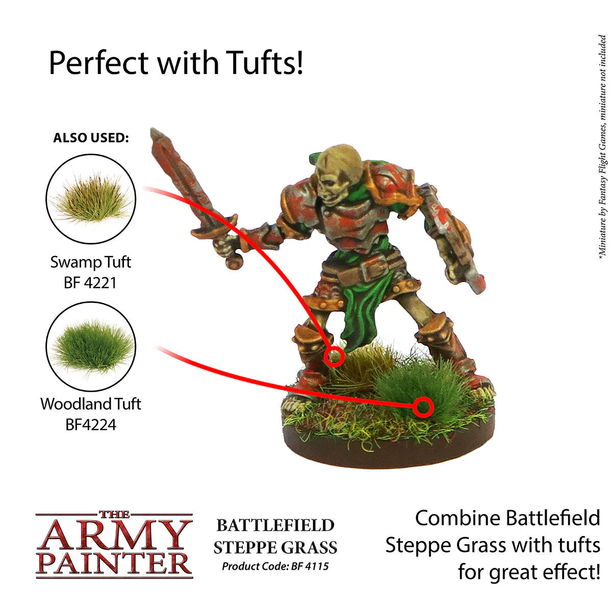 The Army Painter - Battlefield Basing: Steppe Grass