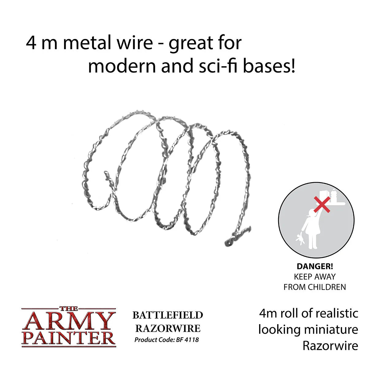 The Army Painter - Battlefield Basing: Battlefield Razorwire