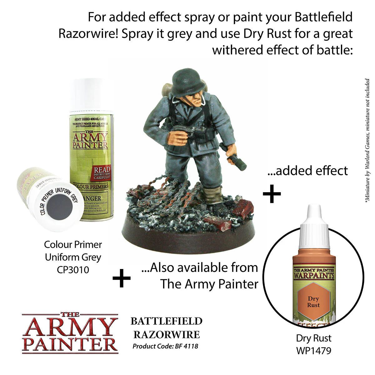 The Army Painter - Battlefield Basing: Battlefield Razorwire