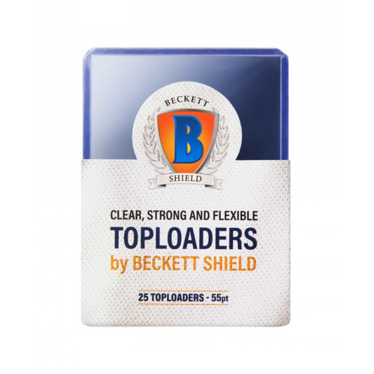 Beckett Shield: Toploader 55pt (25 pieces)