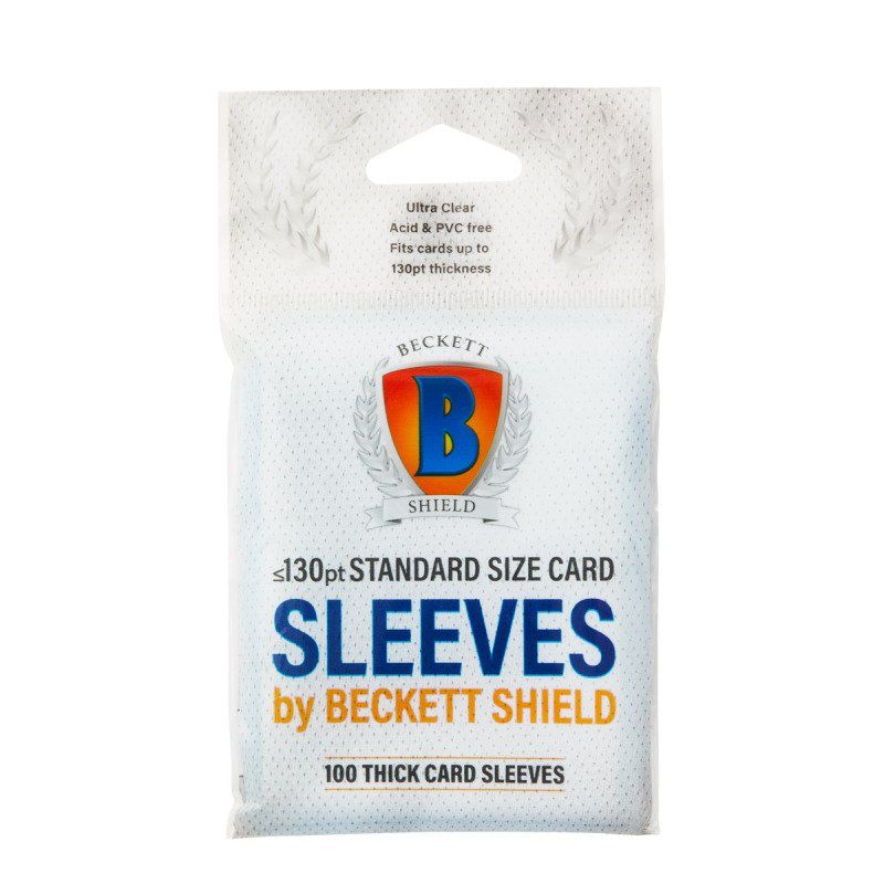 Beckett Shield: Thick Cards Card Sleeves (100 pieces)