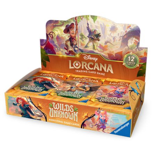 Disney Lorcana - Wilds Unknown: Booster Display (24 Boosters) / PRE-ORDER
