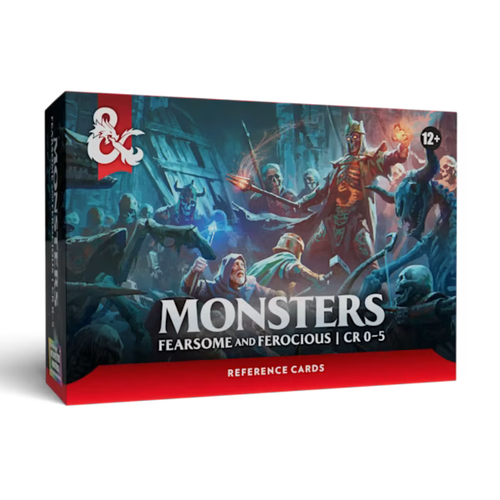 D&D - Trove Reference Cards - Monsters: Fearsome And Ferocious