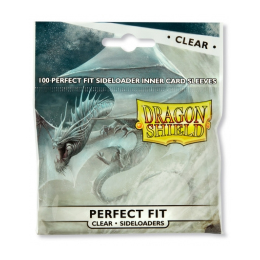 Dragon Shield - Standard Perfect Fit Sideloading Sleeves - Clear (100 Sleeves)