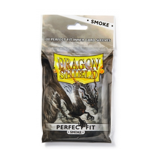 Dragon Shield - Standard Perfect Fit Toploading Sleeves - Smoke (100 Sleeves)