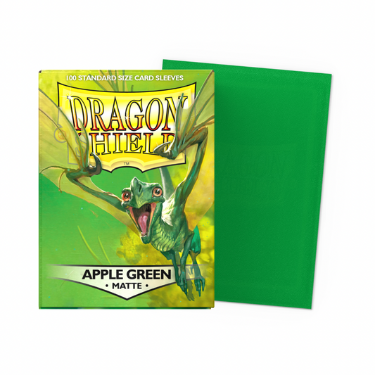 Dragon Shield - Standard Sleeves Matte (100 Sleeves) Apple Green