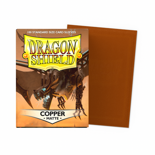 Dragon Shield - Standard Sleeves Matte (100 Sleeves) Copper