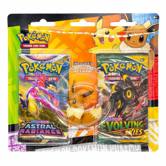 Pokemon TCG: Back to School Eevee Eraser 2-Pack Blister